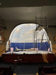 Stage during progress